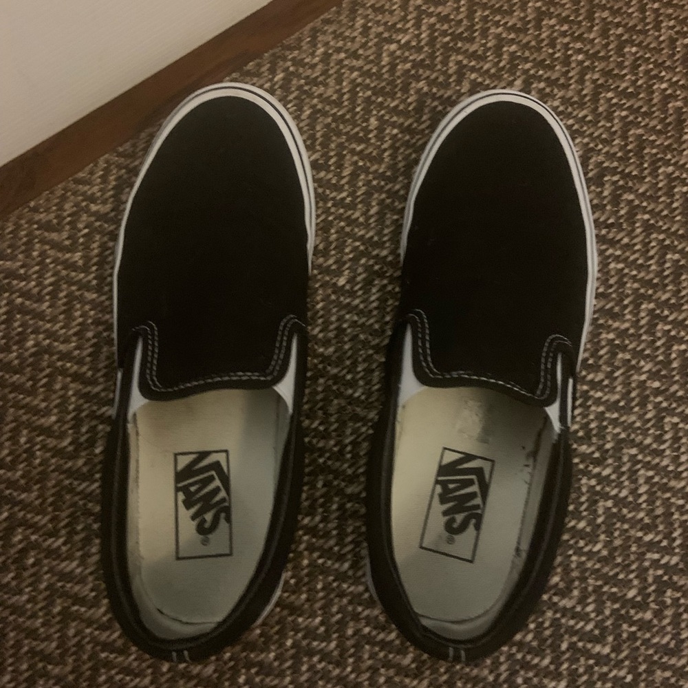 Vans back slip ons